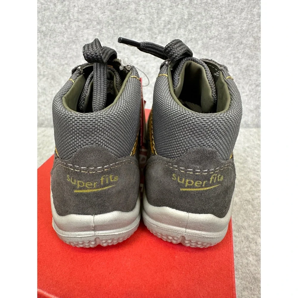 Superfit Kids Gray Suede Leather‎ Ankle Boots Toddler Size US7 /EU23